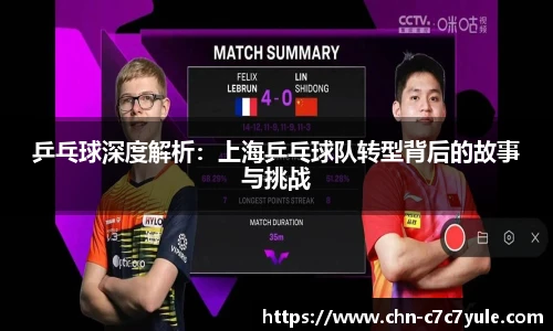 乒乓球深度解析:上海乒乓球队转型背后的故事与挑战