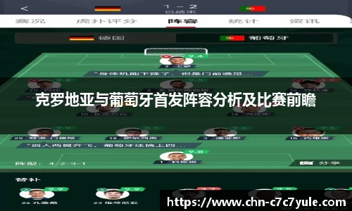 克罗地亚与葡萄牙首发阵容分析及比赛前瞻